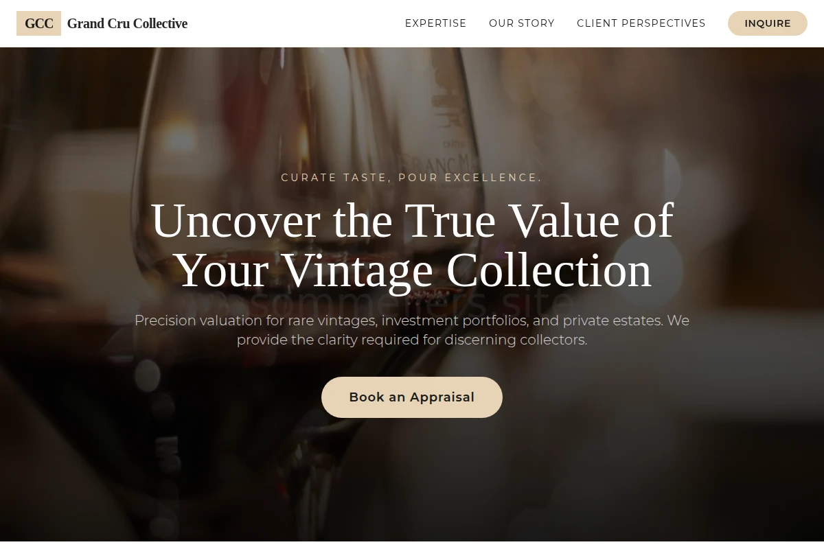 Private Wine Appraisal