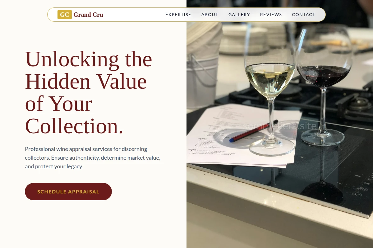 Reserve Wine Appraisal