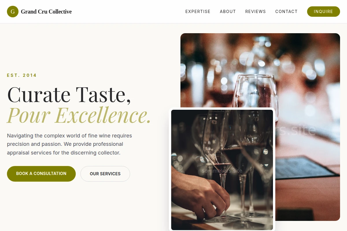 Curated Wine Appraisal