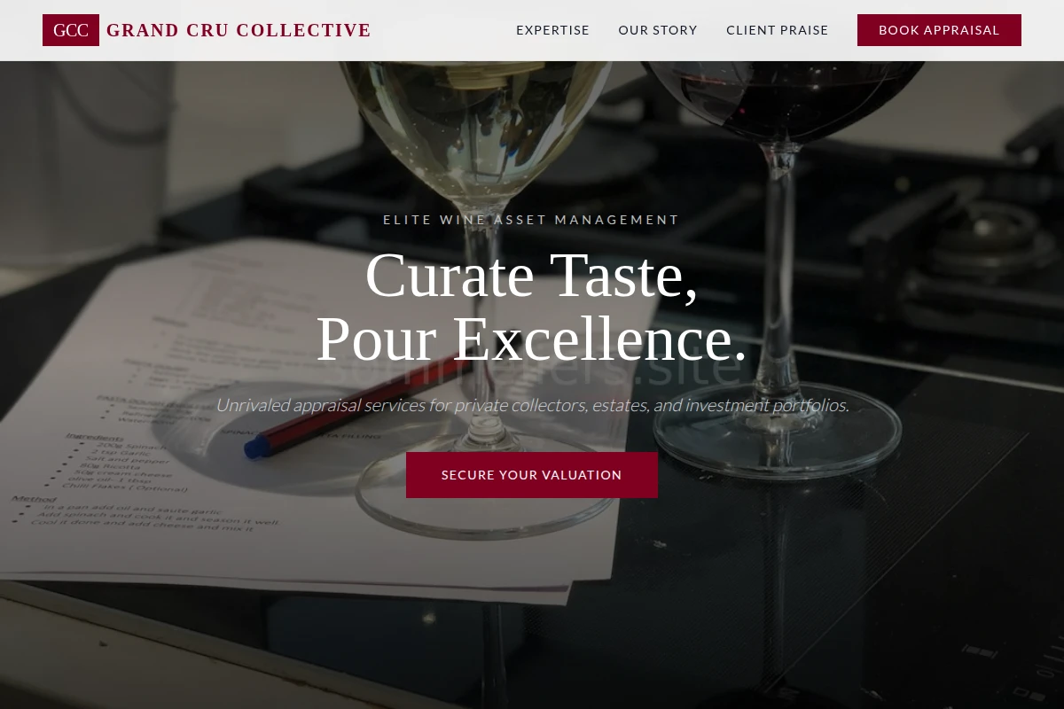Harvest Wine Appraisal
