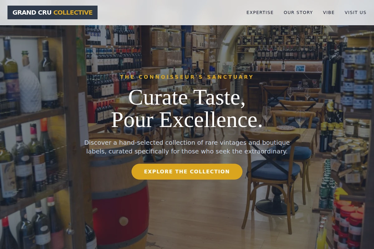 Boutique Wine Store