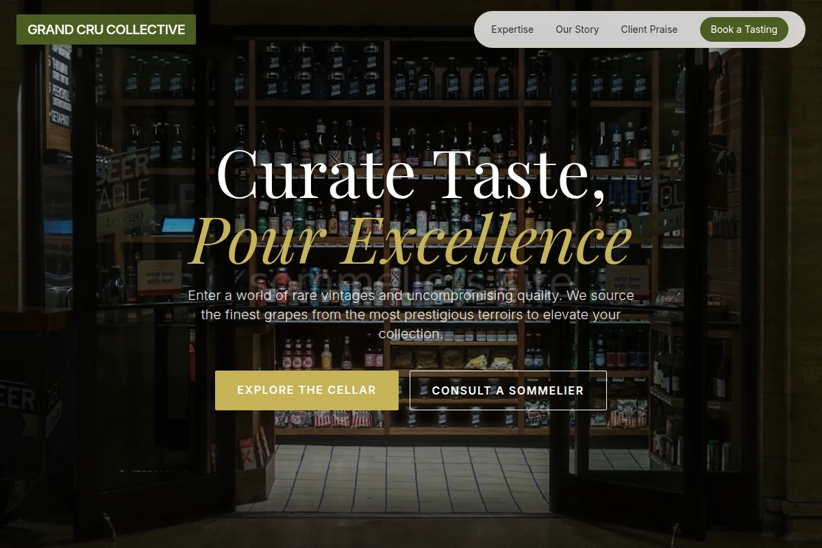 Luxury Wine Store