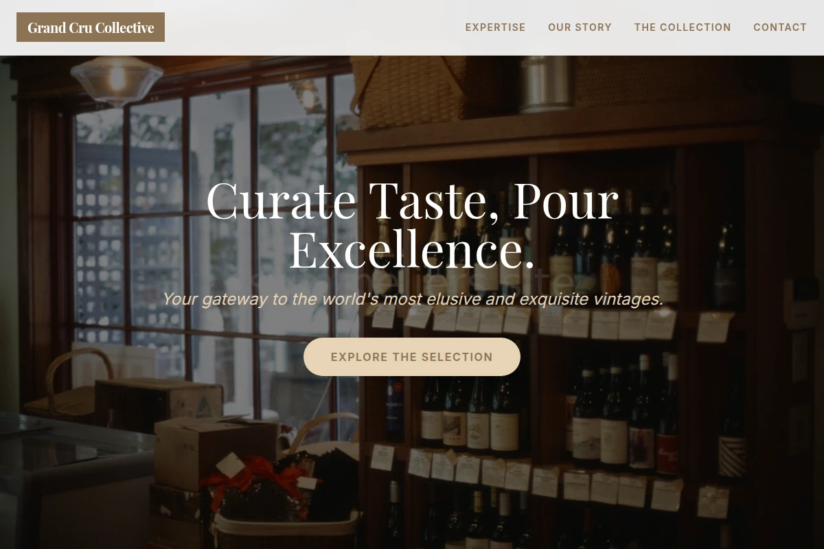 Curated Wine Store